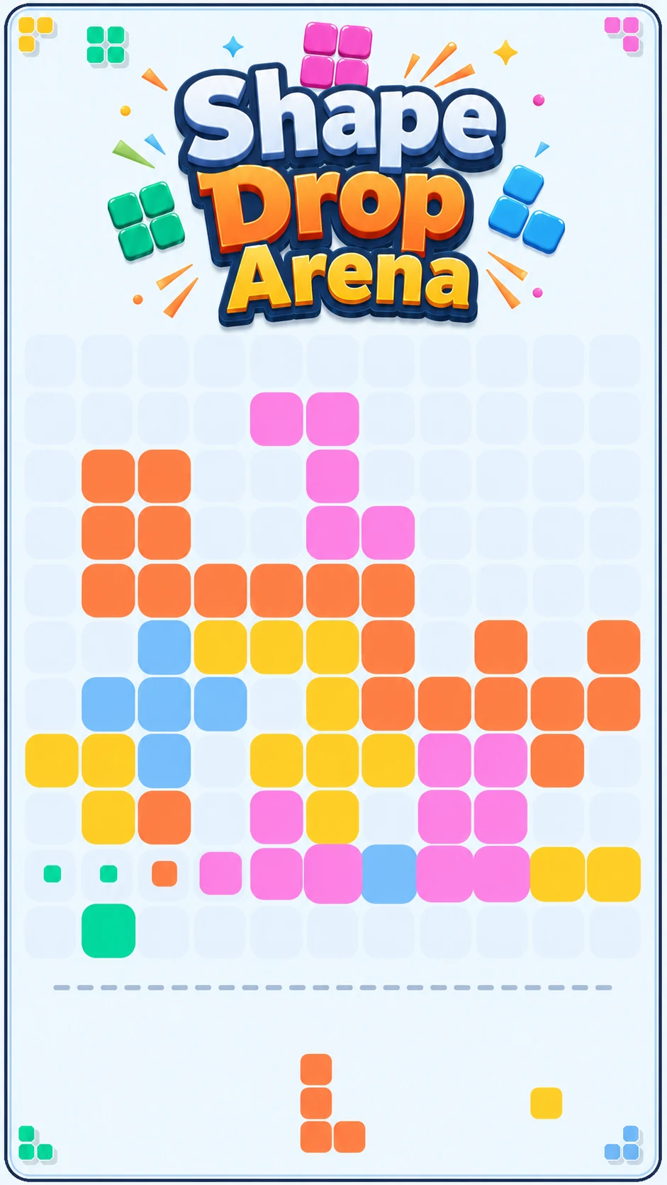 Shape Drop Arena screenshot